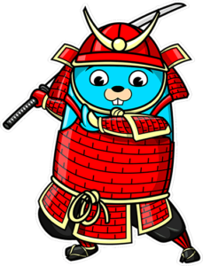 devsamurai mascot red