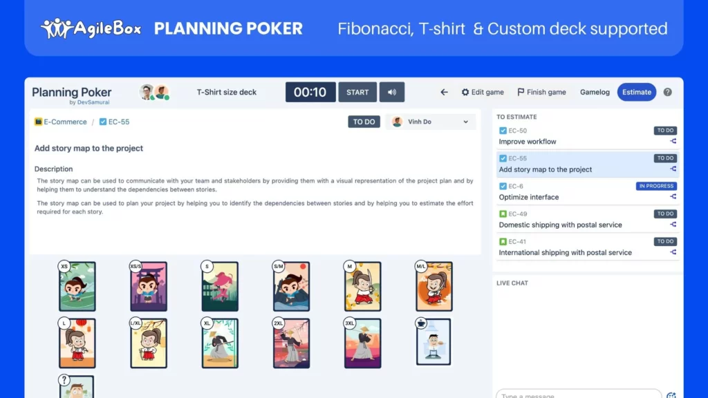Agile Planning Poker in Jira