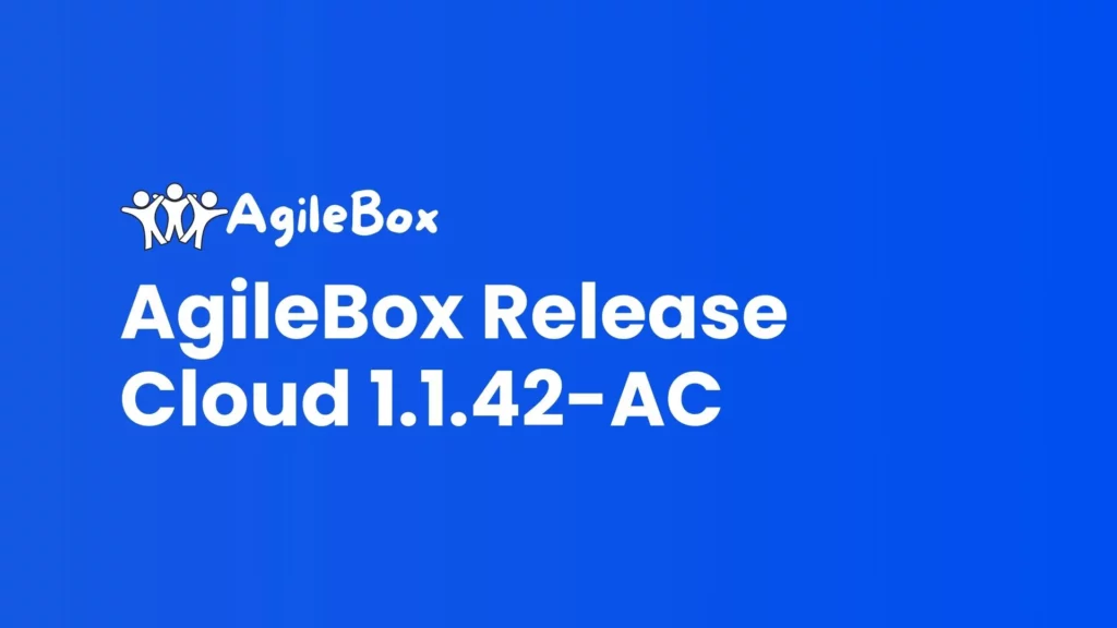 AgileBox Release 1.1.42-AC